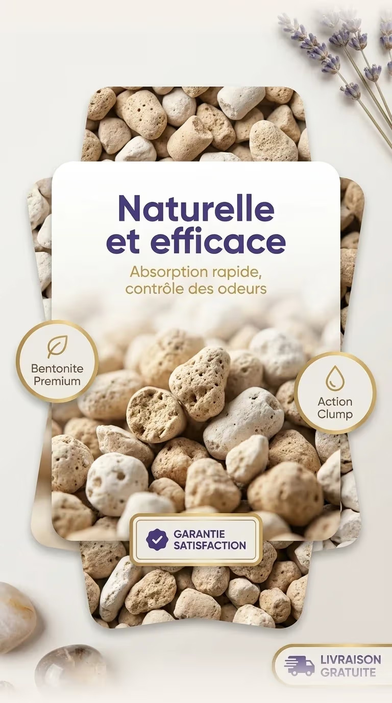 Granulés de bentonite naturelle Canino